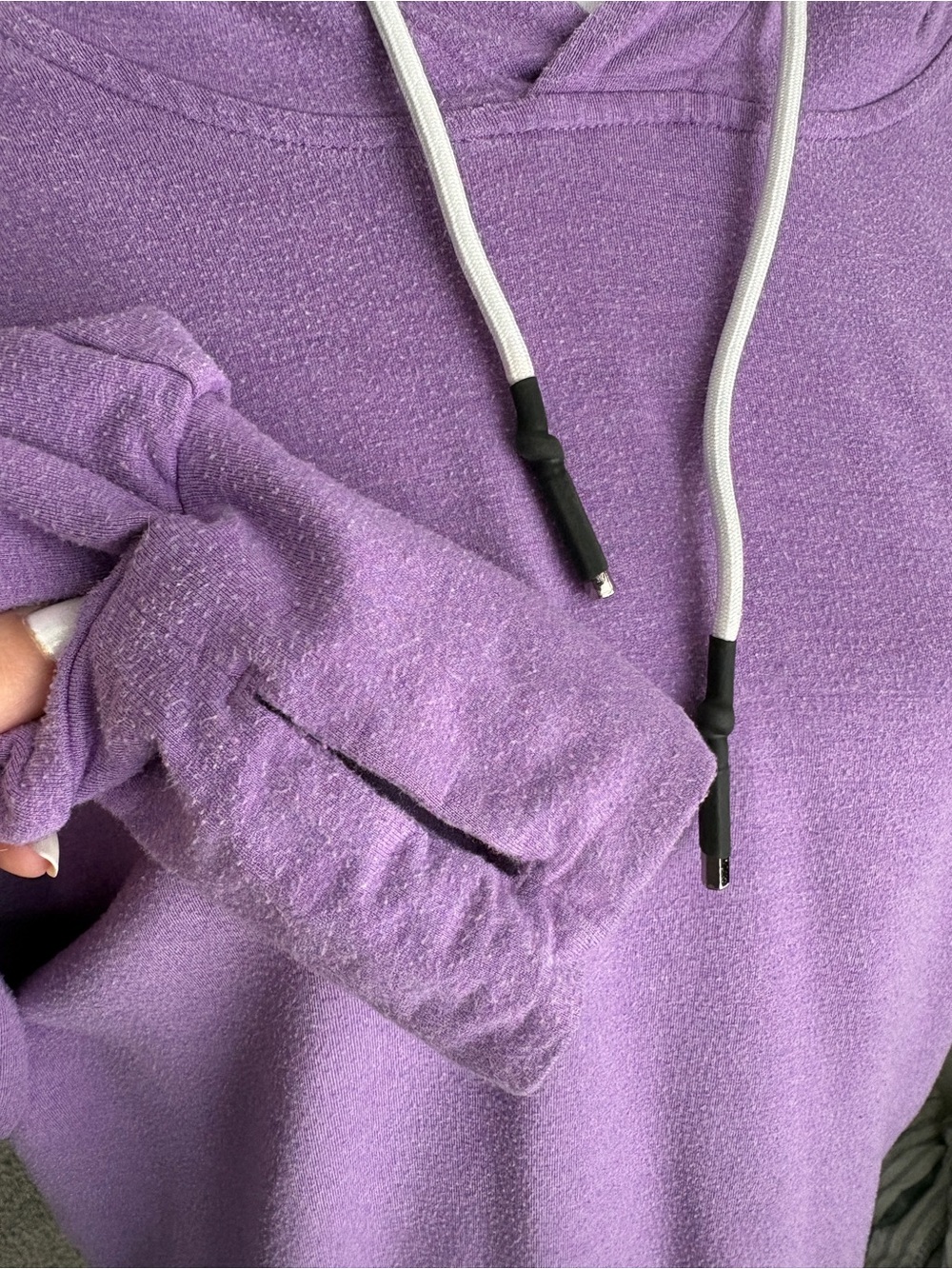 Constantly Varied Gear Lavender Pullover Hoodie with Drawstrings - Picture 4 of 6